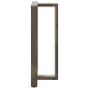 Pieds de table de bar en forme de T, 2 pièces, noir, 60 x 35 x (100-101) cm, acier 