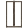Pieds de table de bar en forme de T, 2 pièces, noir, 60 x 35 x (100-101) cm, acier 