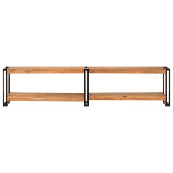 Meuble TV 180x30x40 cm bois d'acacia massif 