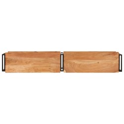Meuble TV 180x30x40 cm bois d'acacia massif 