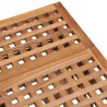 Ensemble à manger d'extérieur pliable avec coussin 3 pcs Teck 