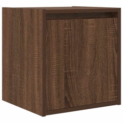 Tables de chevet murales 2 pcs chêne marron 38x34x40 cm 
