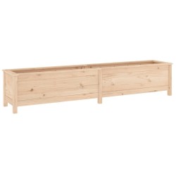 Lit surélevé de jardin 199,5x40x39 cm bois de pin massif 