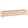 Lit surélevé de jardin 199,5x40x39 cm bois de pin massif 