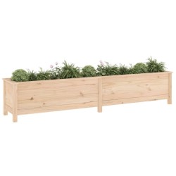 Lit surélevé de jardin 199,5x40x39 cm bois de pin massif 