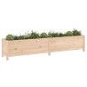 Lit surélevé de jardin 199,5x40x39 cm bois de pin massif 