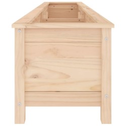 Lit surélevé de jardin 199,5x40x39 cm bois de pin massif 