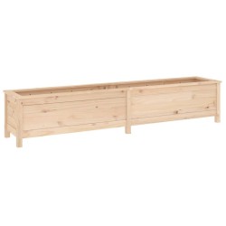 Lit surélevé de jardin 199,5x40x39 cm bois de pin massif 
