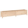 Lit surélevé de jardin 199,5x40x39 cm bois de pin massif 
