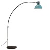 Lampadaire 25 W bleu délavé 150 cm E27 