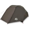 Tente de pêche 5 personnes marron imperméable 