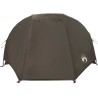 Tente de pêche 5 personnes marron imperméable 
