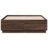 Cadre de lit sans matelas chêne marron 120x190 cm 