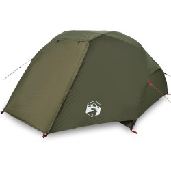 Tente de pêche 5 personnes vert olive imperméable 