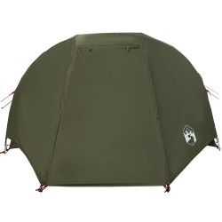 Tente de pêche 5 personnes vert olive imperméable 
