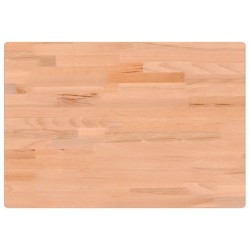 Établi 80x55x81,5 cm bois massif de hêtre et métal 