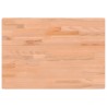 Établi 80x55x81,5 cm bois massif de hêtre et métal 