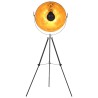 Lampadaire E27 Noir et doré 51 cm 