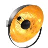 Lampadaire E27 Noir et doré 51 cm 