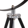 Lampadaire E27 Noir et doré 51 cm 