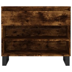Armoire à chaussures Chêne fumé 70x36x60 cm Bois d'ingénierie 