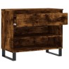 Armoire à chaussures Chêne fumé 70x36x60 cm Bois d'ingénierie 