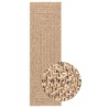 Tapis ZIZUR 80x250 cm aspect de jute intérieur et extérieur 