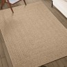 Tapis ZIZUR 80x250 cm aspect de jute intérieur et extérieur 