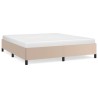 Cadre de lit sans matelas cappuccino 180x200 cm similicuir 