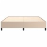 Cadre de lit sans matelas cappuccino 180x200 cm similicuir 