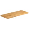 Dessus de table 100x40x2,5 cm bord vivant bois massif manguier 