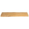 Dessus de table 100x40x2,5 cm bord vivant bois massif manguier 