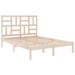 Cadre de lit sans matelas bois massif 160x200 cm 