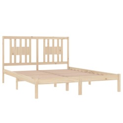 Cadre de lit Bois de pin massif 160x200 cm 