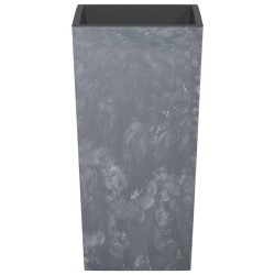 Jardinière et intérieur amovible gris 21/49 L PP aspect béton 