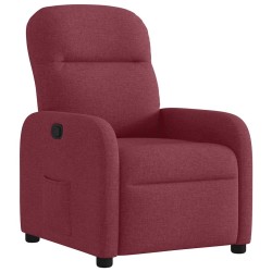Fauteuil inclinable Rouge bordeaux Tissu 