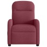 Fauteuil inclinable Rouge bordeaux Tissu 