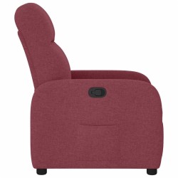 Fauteuil inclinable Rouge bordeaux Tissu 