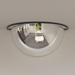 Miroirs de circulation en demi-dôme 2 pcs Ø40 cm Acrylique 