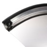 Miroirs de circulation en demi-dôme 2 pcs Ø40 cm Acrylique 