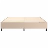 Cadre de lit sans matelas cappuccino 180x200 cm similicuir 