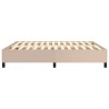 Cadre de lit sans matelas cappuccino 180x200 cm similicuir 