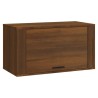 Armoire à chaussures murale Chêne marron 70x35x38cm Bois de Pin 