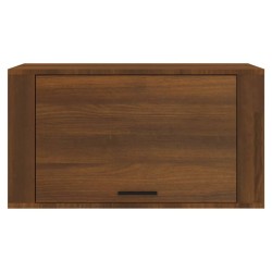 Armoire à chaussures murale Chêne marron 70x35x38cm Bois de Pin 