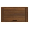 Armoire à chaussures murale Chêne marron 70x35x38cm Bois de Pin 