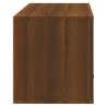 Armoire à chaussures murale Chêne marron 70x35x38cm Bois de Pin 