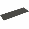 Tapis de couloir aspect sisal anthracite 80x250 cm 