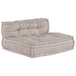 Pouf ModulaireBeige 70x70x54 Tissu 