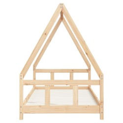 Cadre de lit pour enfants 90x200 cm bois de pin massif 