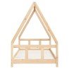 Cadre de lit pour enfants 90x200 cm bois de pin massif 